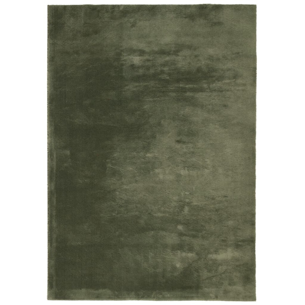 Vidaxl (Green, 160 X 230 Cm) Rug Short Pile Soft And Washable Floor Mat Area Rug Bedroom Carpet