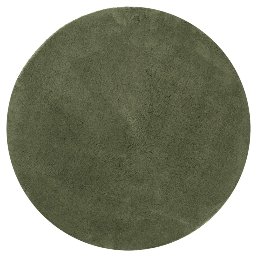 Vidaxl (Green, 120 Cm) Rug Short Pile Soft And Washable Floor Mat Area Rug Bedroom Carpet