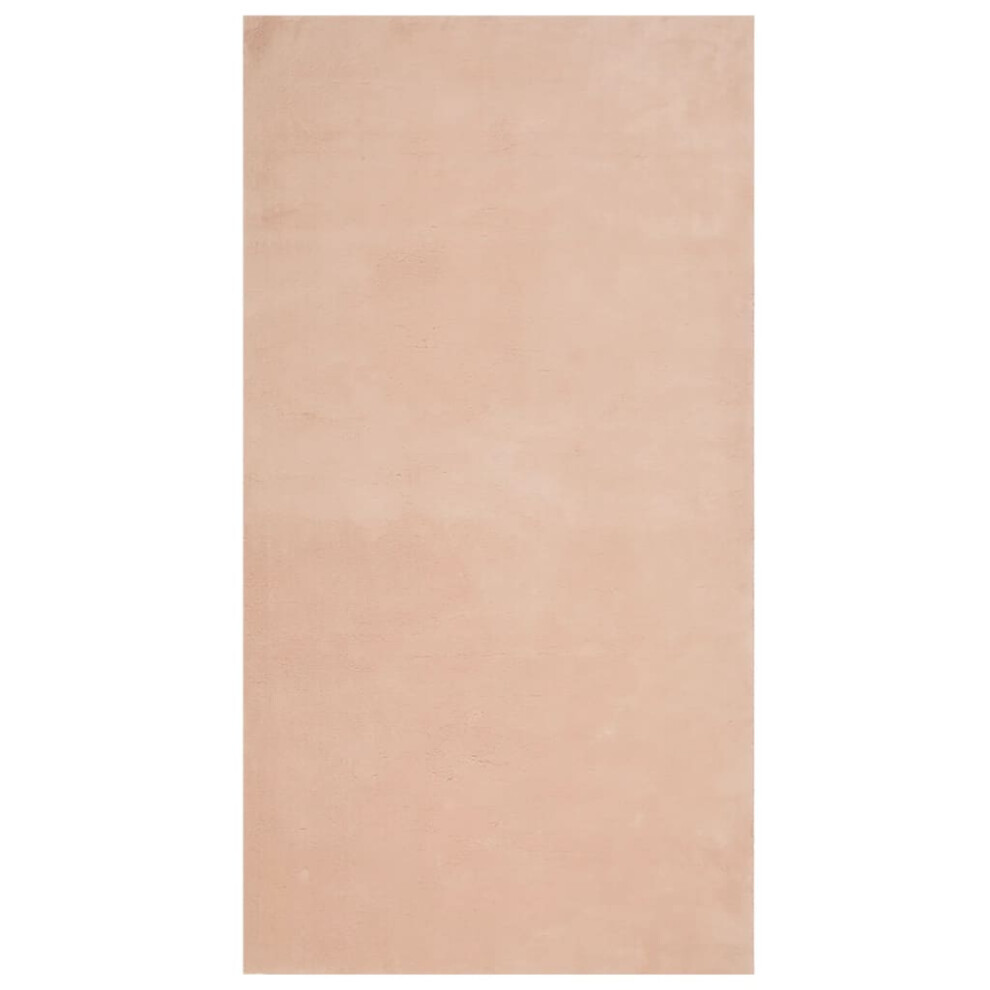 (blush, 80 x 150 cm) vidaXL Rug Short Pile Soft and Washable Floor Mat Area Rug Bedroom Carpet