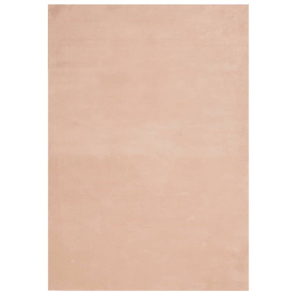 Vidaxl (Blush, 160 X 230 Cm) Rug Short Pile Soft And Washable Floor Mat Area Rug Bedroom Carpet