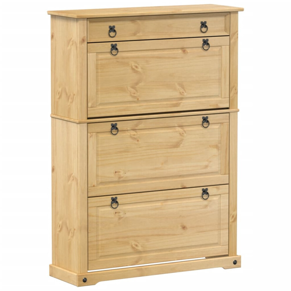 Vidaxl (99 X 32 X 138 Cm) Wine Cabinet Wine Cupboard Sideboard Drinks Cabinet Solid Wood Pine