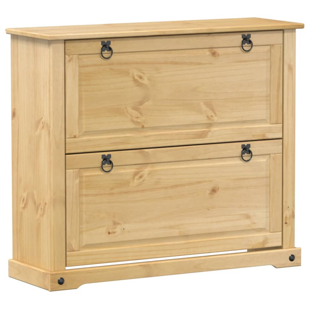 Vidaxl (99 X 32 X 85 Cm) Wine Cabinet Wine Cupboard Sideboard Drinks Cabinet Solid Wood Pine