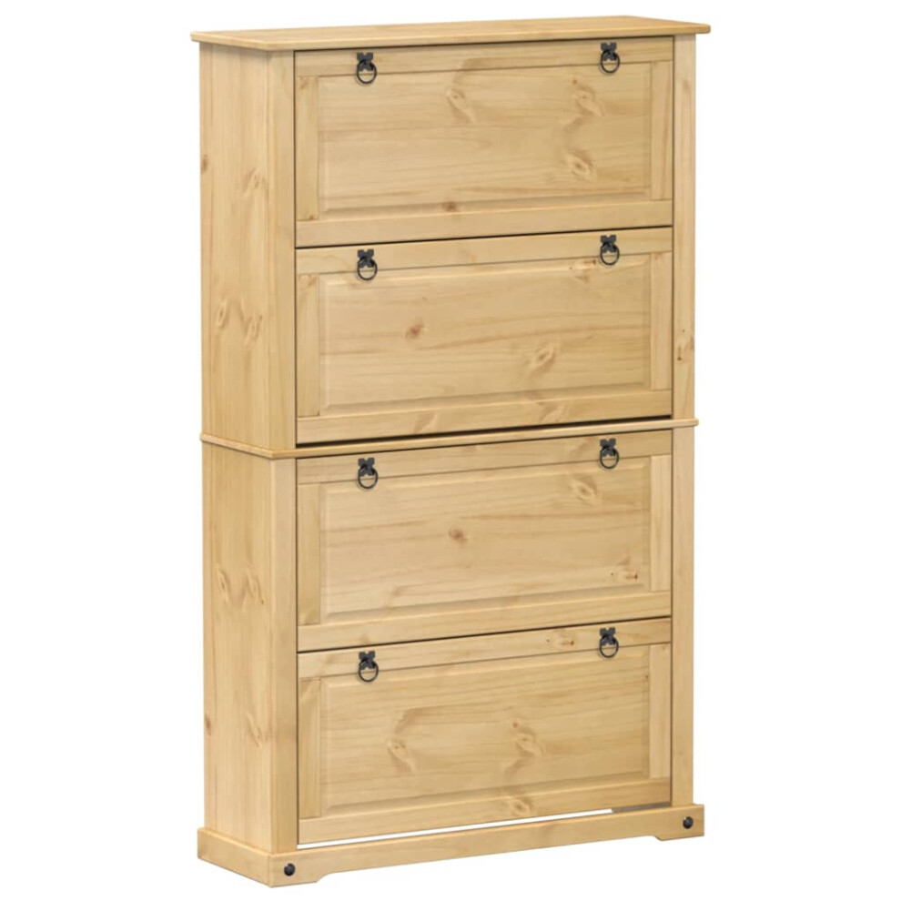 Vidaxl (99 X 32 X 163,5 Cm) Wine Cabinet Wine Cupboard Sideboard Drinks Cabinet Solid Wood Pine
