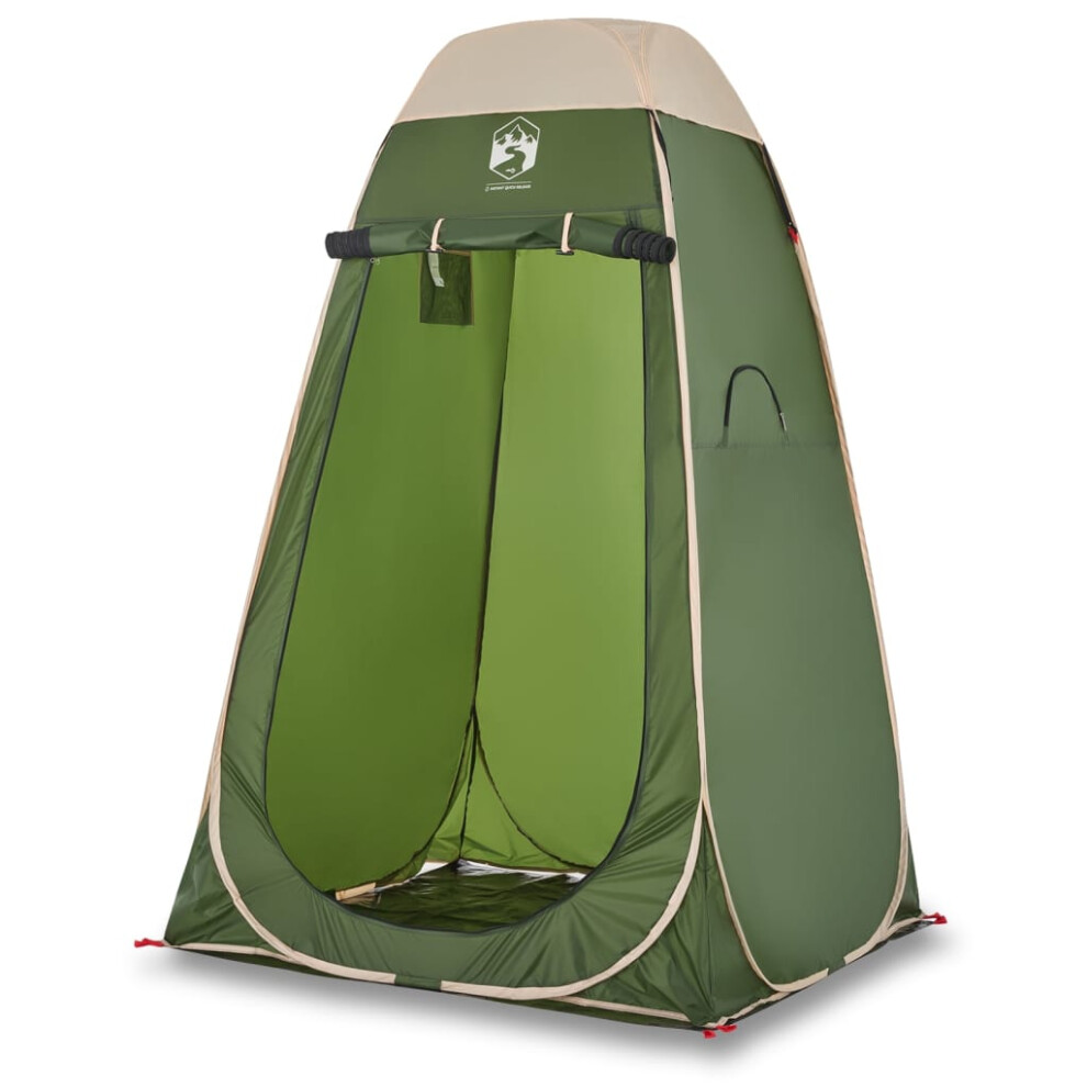 (Green) vidaXL Privacy Tent Toilet Tent Shower Changing Tent Green Pop-up Waterproof