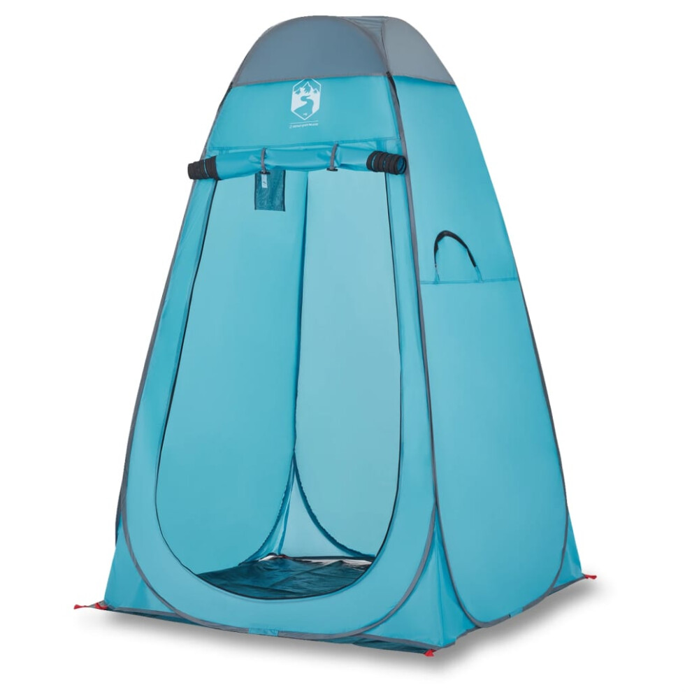 (Blue) vidaXL Privacy Tent Toilet Tent Shower Changing Tent Green Pop-up Waterproof