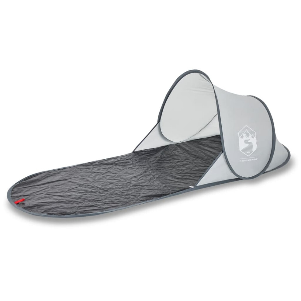 Vidaxl (Grey) Beach Tent Lightweight Tent Camping Tent Shelter Pop-Up Waterproof Grey
