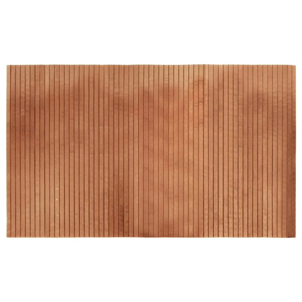 Vidaxl (Natural, 60 X 100 Cm) Rug Floor Mat Area Rug Hallway Mat Carpet Runner Square Nature Bamboo
