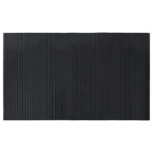 (black, 60 x 100 cm) vidaXL Rug Floor Mat Area Rug Hallway Mat Carpet Runner Square Nature Bamboo