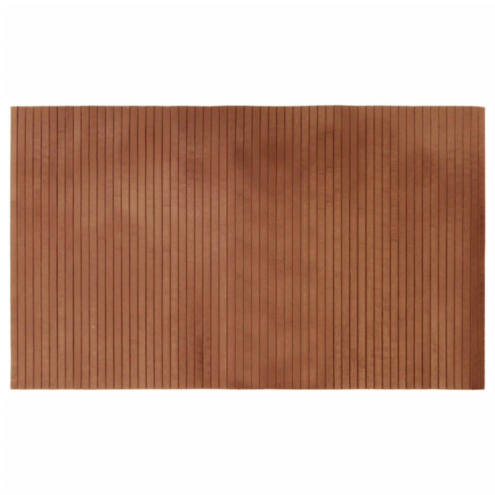 (brown, 60 x 100 cm) vidaXL Rug Floor Mat Area Rug Hallway Mat Carpet Runner Square Nature Bamboo