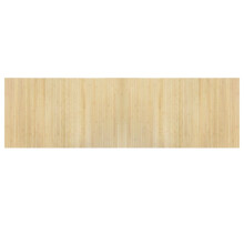 (light natural, 60 x 200 cm) vidaXL Rug Floor Mat Area Rug Hallway Mat Carpet Runner Square Nature Bamboo