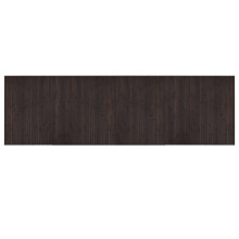 (dark brown, 60 x 200 cm) vidaXL Rug Floor Mat Area Rug Hallway Mat Carpet Runner Square Nature Bamboo