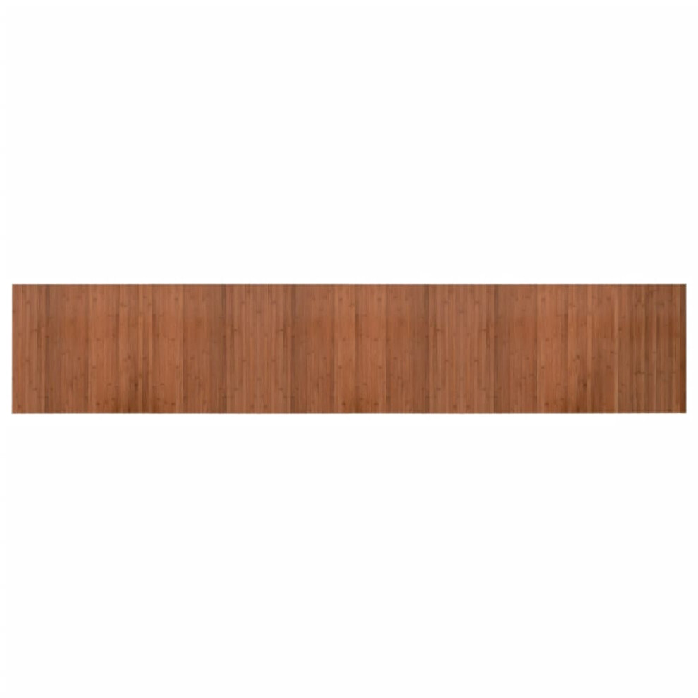 Vidaxl Brown (, 60 X 300 Cm) Rug Floor Mat Area Rug Hallway Mat Carpet Runner Square Nature Bamboo