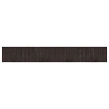 (dark brown, 60 x 400 cm) vidaXL Rug Floor Mat Area Rug Hallway Mat Carpet Runner Square Nature Bamboo