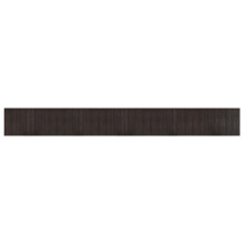 (dark brown, 60 x 500 cm) vidaXL Rug Floor Mat Area Rug Hallway Mat Carpet Runner Square Nature Bamboo