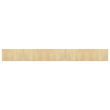 (light natural, 60 x 500 cm) vidaXL Rug Floor Mat Area Rug Hallway Mat Carpet Runner Square Nature Bamboo