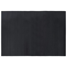 (black, 70 x 100 cm) vidaXL Rug Floor Mat Area Rug Hallway Mat Carpet Runner Square Nature Bamboo
