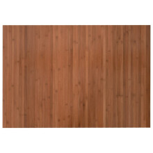 (brown, 70 x 100 cm) vidaXL Rug Floor Mat Area Rug Hallway Mat Carpet Runner Square Nature Bamboo