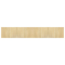 (light natural, 70 x 400 cm) vidaXL Rug Floor Mat Area Rug Hallway Mat Carpet Runner Square Nature Bamboo