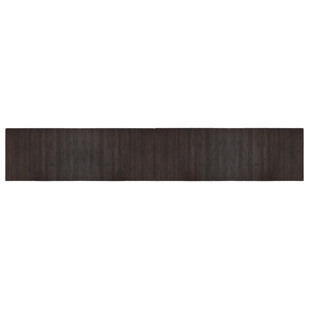 (dark brown, 70 x 400 cm) vidaXL Rug Floor Mat Area Rug Hallway Mat Carpet Runner Square Nature Bamboo