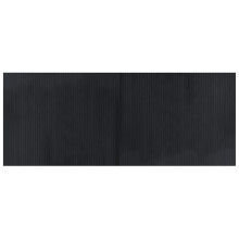 (black, 80 x 200 cm) vidaXL Rug Floor Mat Area Rug Hallway Mat Carpet Runner Square Nature Bamboo