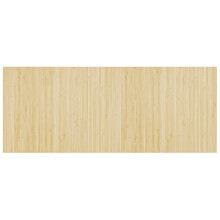 (light natural, 80 x 200 cm) vidaXL Rug Floor Mat Area Rug Hallway Mat Carpet Runner Square Nature Bamboo