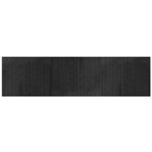 (grey, 80 x 300 cm) vidaXL Rug Floor Mat Area Rug Hallway Mat Carpet Runner Square Nature Bamboo