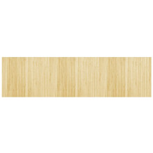 (light natural, 80 x 300 cm) vidaXL Rug Floor Mat Area Rug Hallway Mat Carpet Runner Square Nature Bamboo