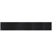 (black, 80 x 500 cm) vidaXL Rug Floor Mat Area Rug Hallway Mat Carpet Runner Square Nature Bamboo