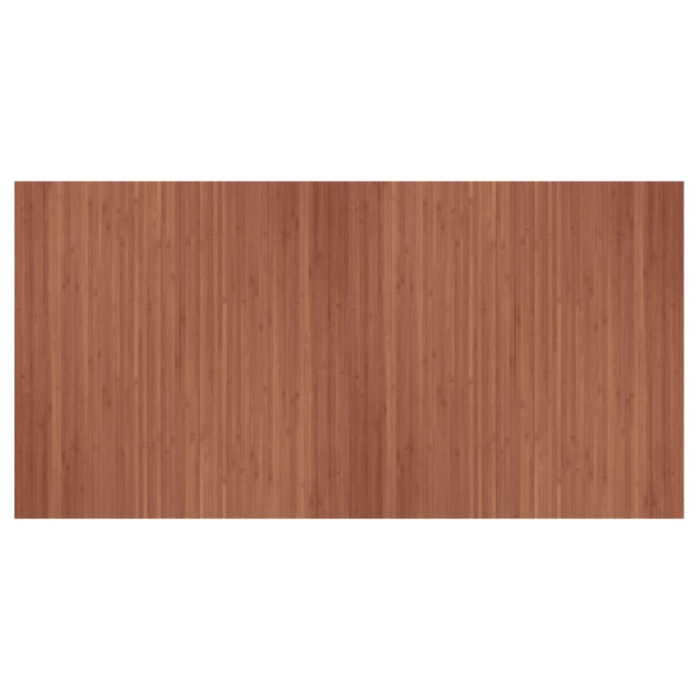 Vidaxl (Brown, 100 X 200 Cm) Rug Floor Mat Area Rug Hallway Mat Carpet Runner Square Nature Bamboo