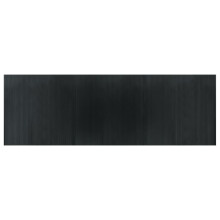 (grey, 100 x 300 cm) vidaXL Rug Floor Mat Area Rug Hallway Mat Carpet Runner Square Nature Bamboo