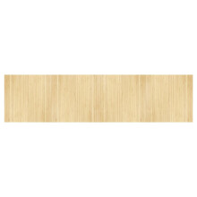 (light natural, 100 x 400 cm) vidaXL Rug Floor Mat Area Rug Hallway Mat Carpet Runner Square Nature Bamboo