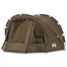 (Olive green) vidaXL Fishing Tent 4-Person Lightweight Tent Camping Tent Olive Waterproof
