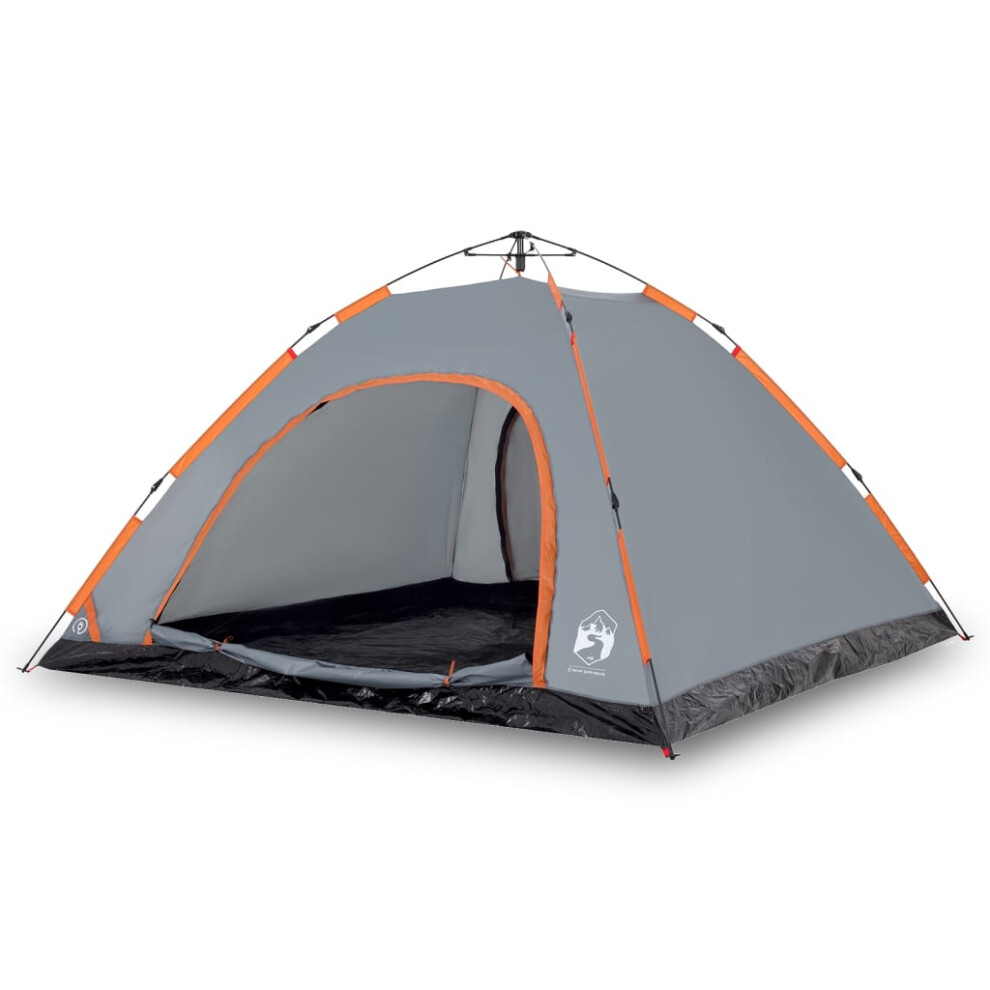 (grey, 5-person) vidaXL Camping Tent 5-Person Lightweight Tent Dome Tent Shelter Quick Release