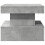 VidaXL vidaXL Coffee Table with LED Lights End Table Side Sofa Table Concrete Grey 8