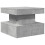 VidaXL vidaXL Coffee Table with LED Lights End Table Side Sofa Table Concrete Grey 9