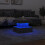 VidaXL vidaXL Coffee Table with LED Lights End Table Side Sofa Table Concrete Grey 5