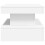 VidaXL (white, 90 x 50 x 40 cm) vidaXL Coffee Table with LED Lights Hallway Accent End Table Side Sofa Table 8