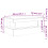 VidaXL (white, 90 x 50 x 40 cm) vidaXL Coffee Table with LED Lights Hallway Accent End Table Side Sofa Table 4