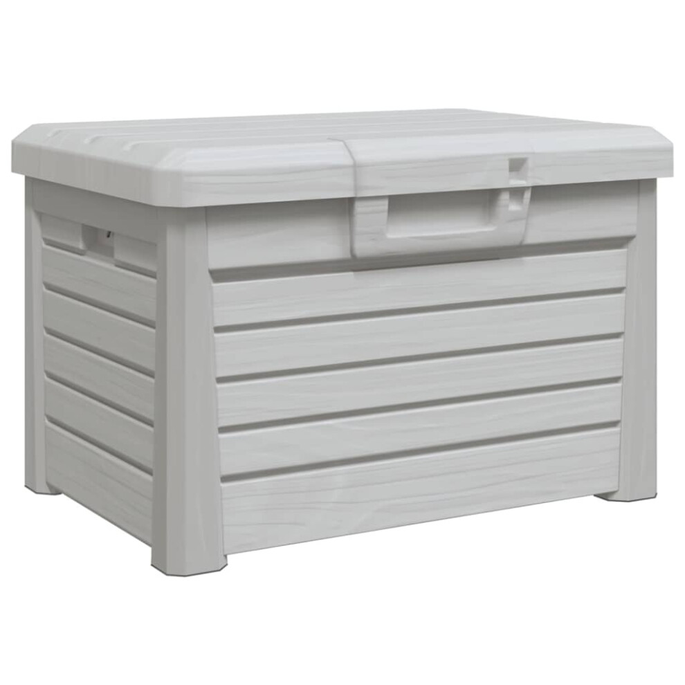 Vidaxl (Grey) Outdoor Cushion Box Patio Garden Storage Box Deck Box Polypropylene