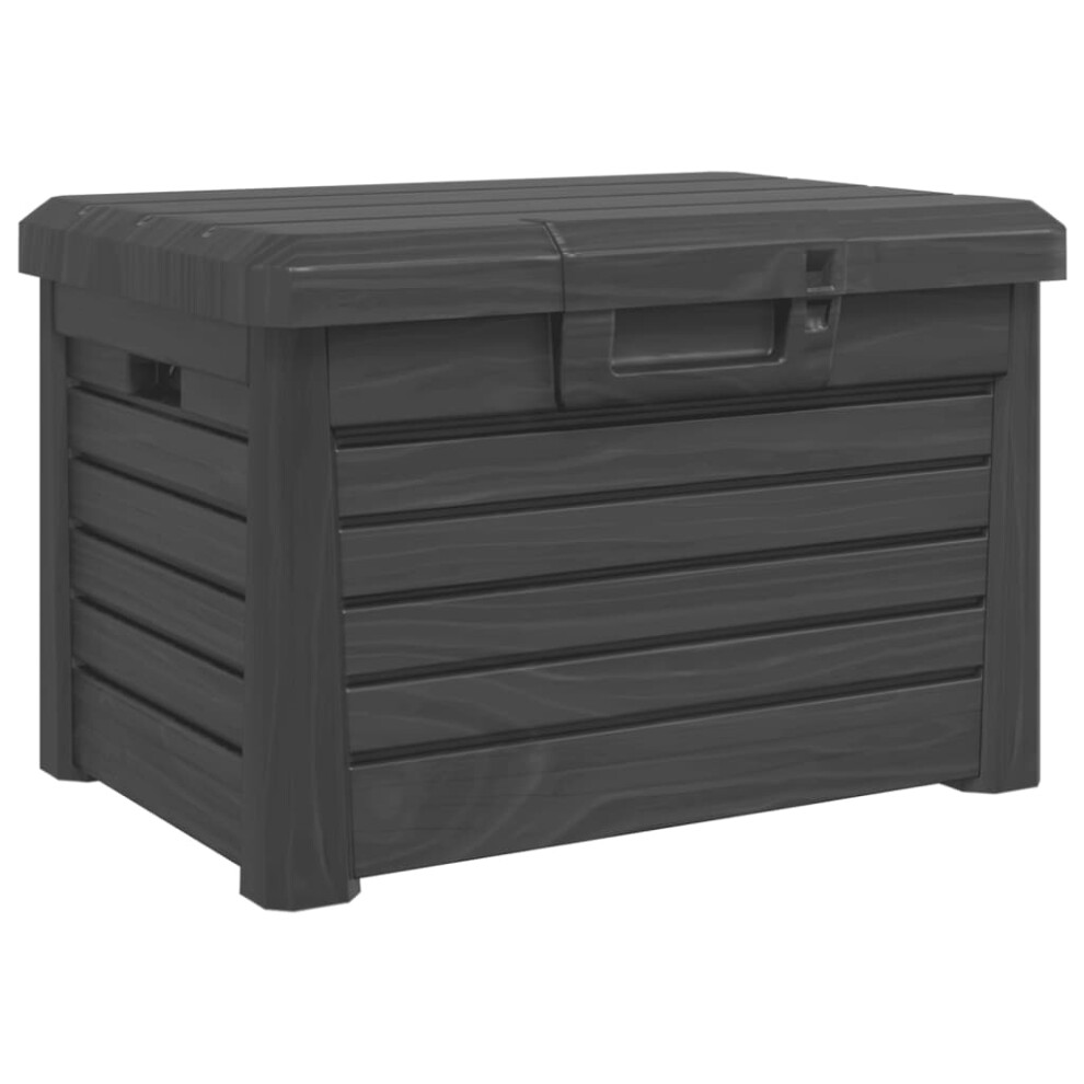 (anthracite) vidaXL Outdoor Cushion Box Patio Garden Storage Box Deck Box Polypropylene