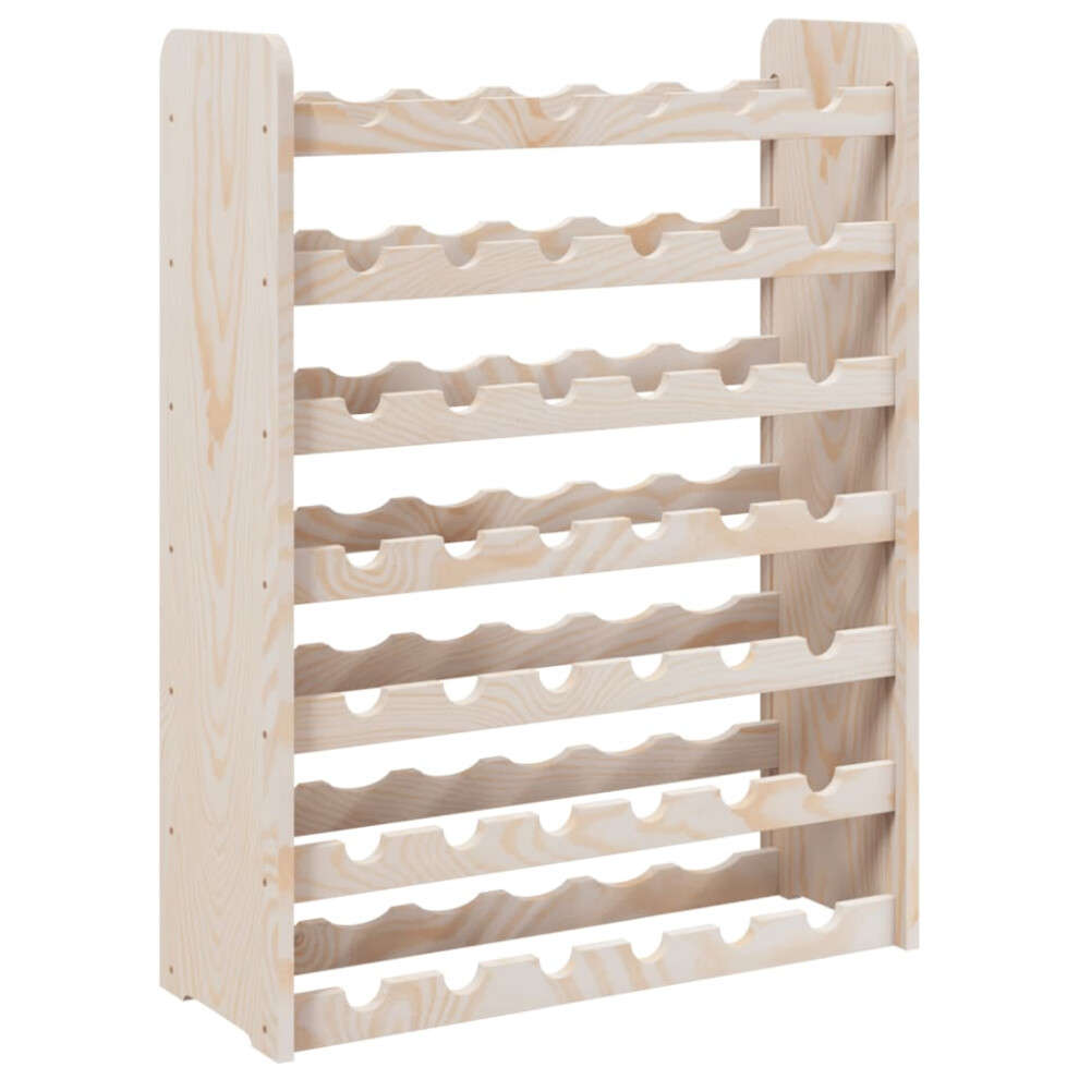 (42 piece) vidaXL Wine Rack with Top Board Wine Shelf Wine Bottle Holder Solid Wood Pine