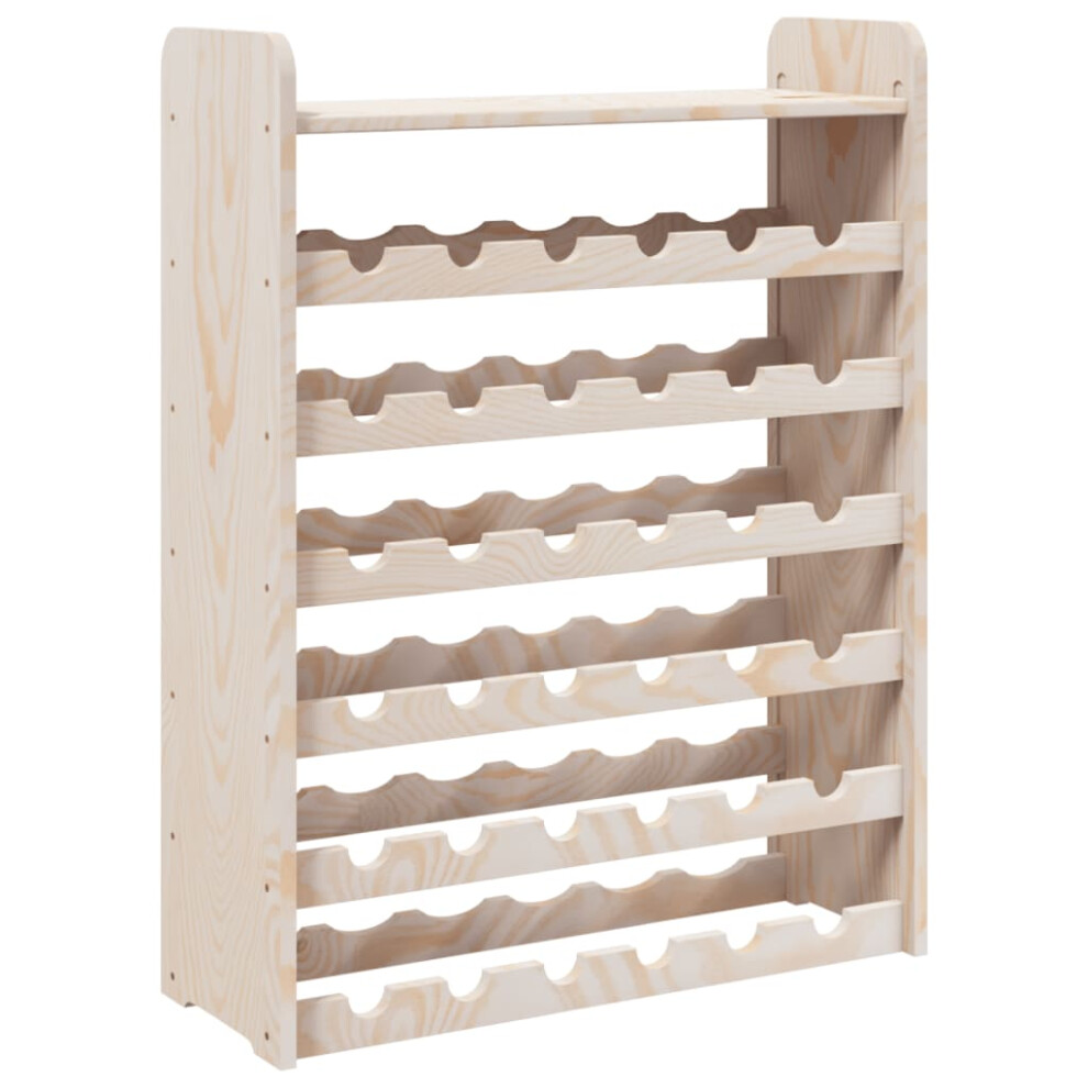 (36 piece) vidaXL Wine Rack with Top Board Wine Shelf Wine Bottle Holder Solid Wood Pine