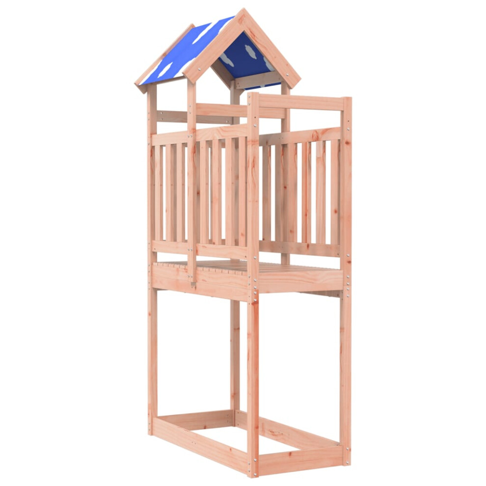 (solid Douglas wood) vidaXL Play Tower Kids Playset Garden Climbing Frame Playhouse Solid Wood Pine