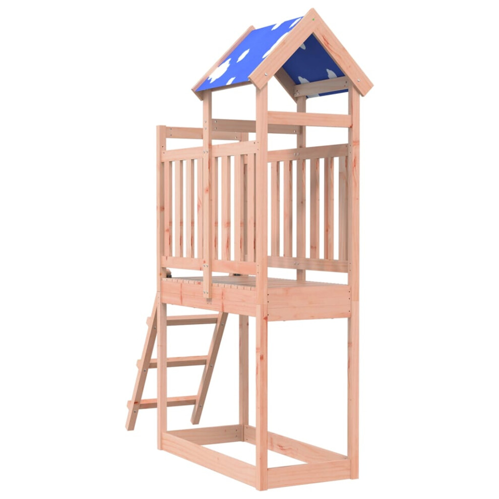 (solid douglas wood) vidaXL Play Tower with Ladder Playset Climbing Frame Impregnated Wood Pine