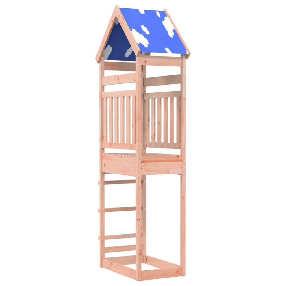 (solid douglas wood) vidaXL Play Tower Kids Playset Children Outdoor Climbing Frame Solid Wood Pine