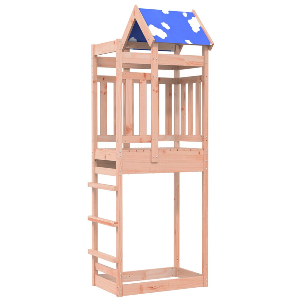 (solid douglas wood) vidaXL Play Tower Kids Playset Garden Climbing Frame Playhouse Solid Wood Pine