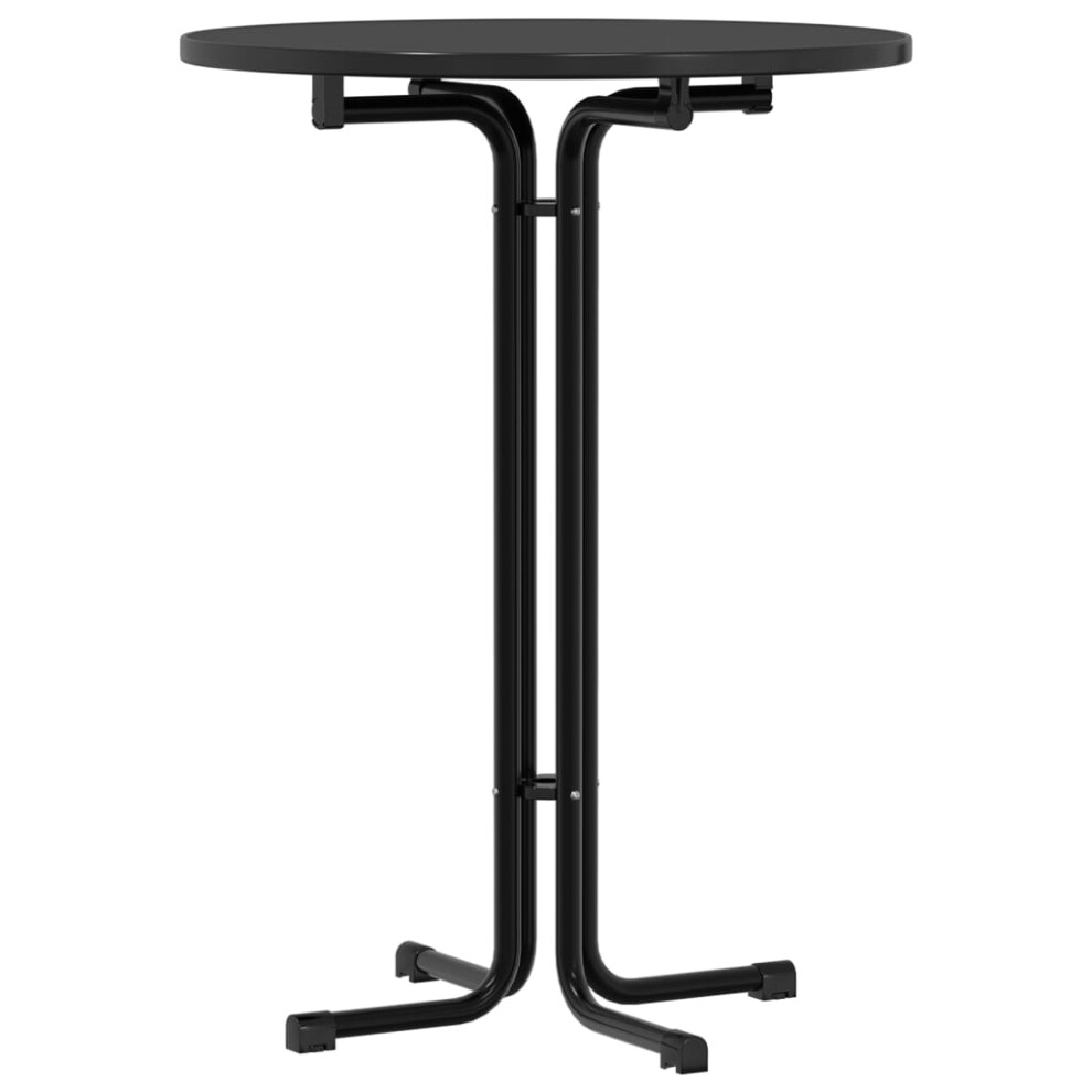 Vidaxl (Black, 80 X 110 Cm) Dining Table Dining Room Kitchen Dinner Table Engineered Wood And Steel