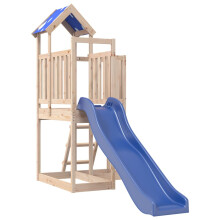 (solid pine wood) vidaXL Outdoor Playset Garden Playhouse Kids Playground Impregnated Wood Pine