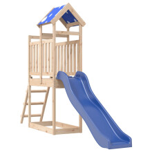 (solid pine wood) vidaXL Outdoor Playset Garden Playhouse Kids Playground Solid Wood Douglas