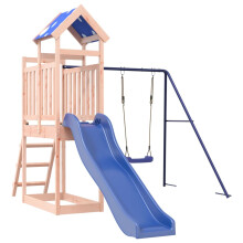 (solid douglas wood) vidaXL Outdoor Playset Garden Playhouse Playground Equipment Solid Wood Pine